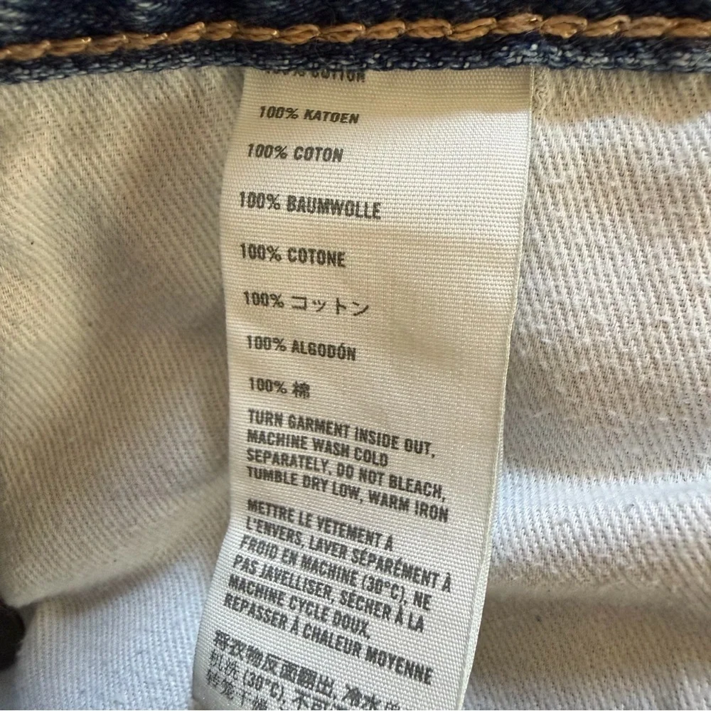 Hollister Vintage Boomer Low Rise Slim Boot Denim Jeans Mens 36x32